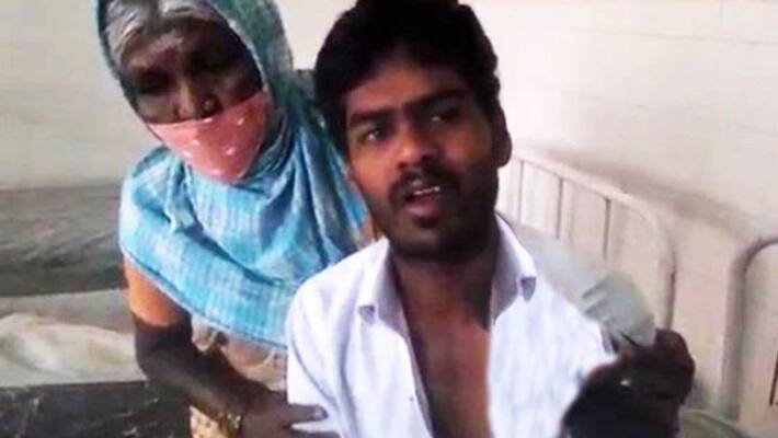 Robbers attacked volunteer at madakasira, anantapur Robbers attacked volunteer at madakasira, anantapur