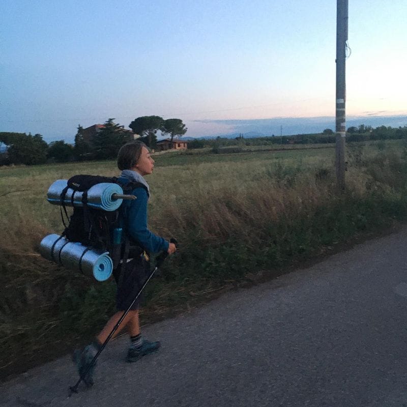 From Italy to England 11 year old boy and his father walked 2735 km to see his grandmother