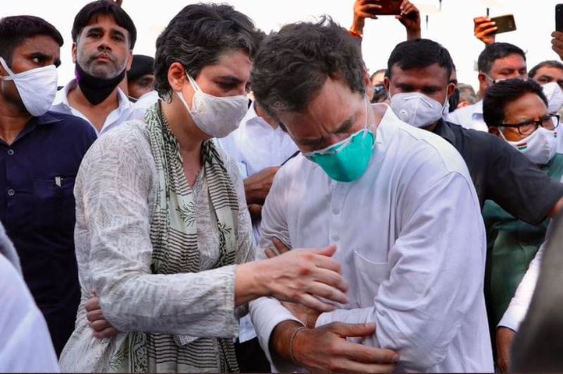 on way to hathras congress leader rahul gandhi detained bsm