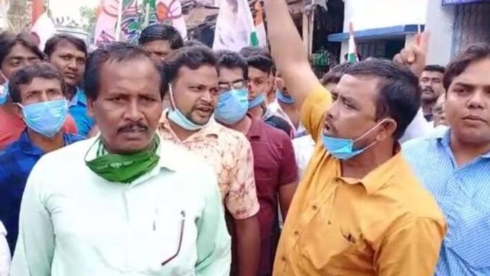 TMC group clash in murshidabad turns ugly BTD TMC group clash in murshidabad turns ugly BTD