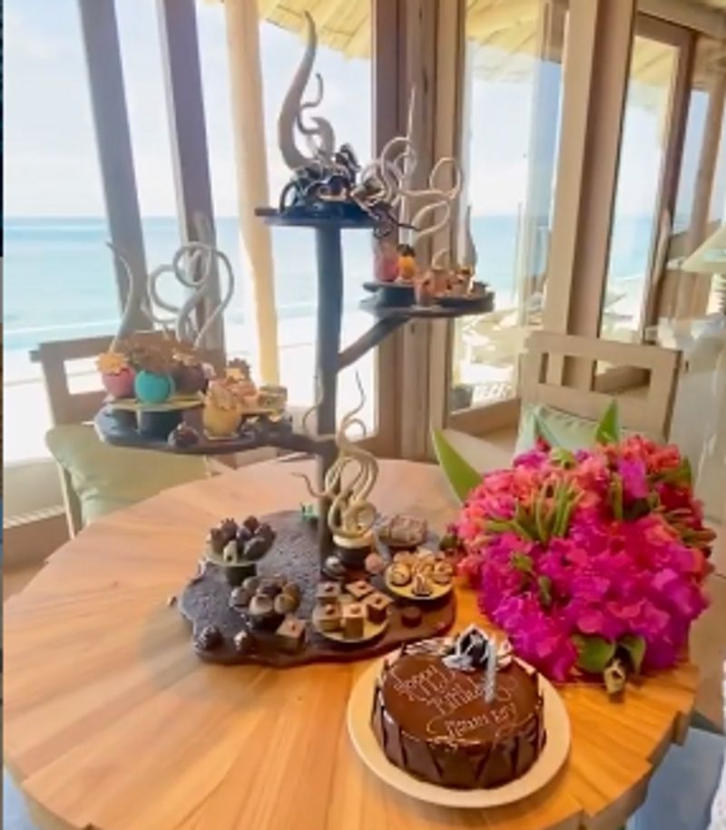 Bollywood actress Mouni Roy is living it up in Maldives here is how she celebrated her birthday dpl