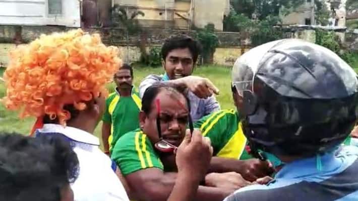 Football match of BJP turns fatal in Behala BTD Football match of BJP turns fatal in Behala BTD