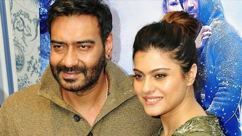 bollywood actress kajol tries to hit husband ajay devgn by her sandal