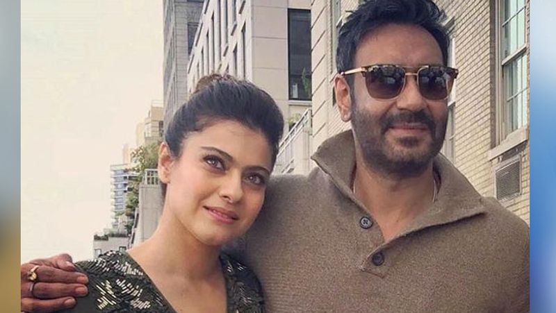 bollywood actress kajol tries to hit husband ajay devgn by her sandal
