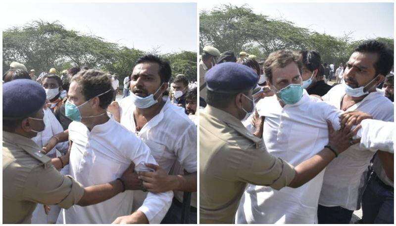 Rahul Gandhi attacked by UP police...mk stalin Condemned