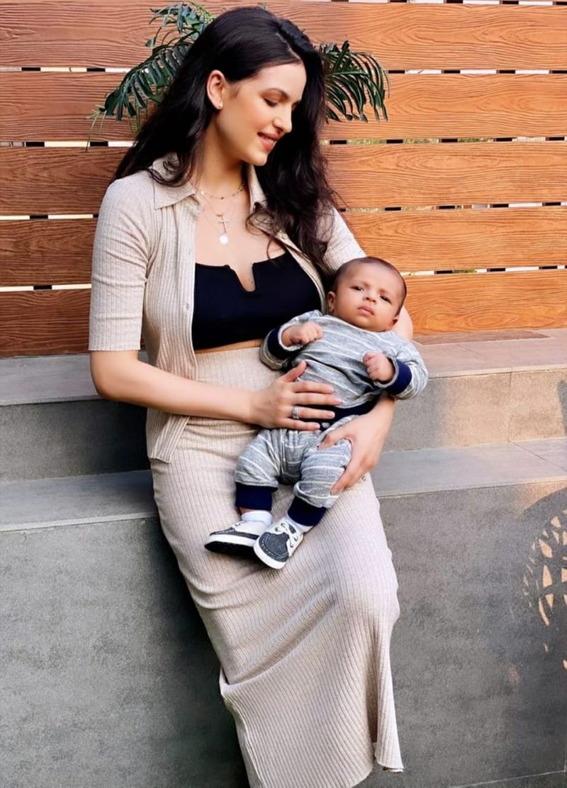 hardik pandya son 2 months old shared his cute pictures