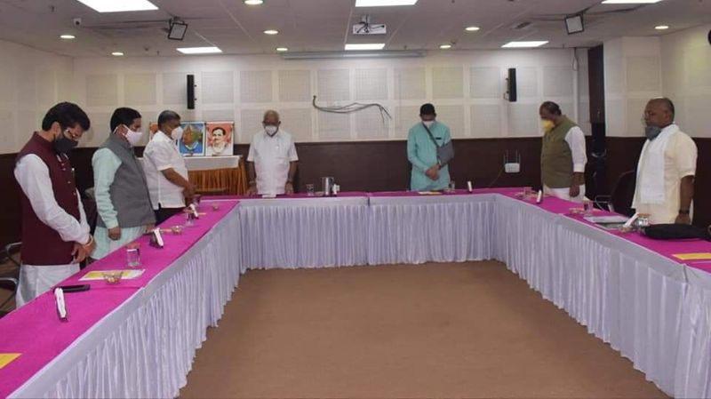 Karnataka ByPoll bjp corecommite meeting in Bengaluru mah