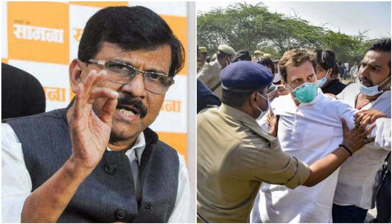 Because Hathras victim was not a star Raut takes on BJP and Kangana mah