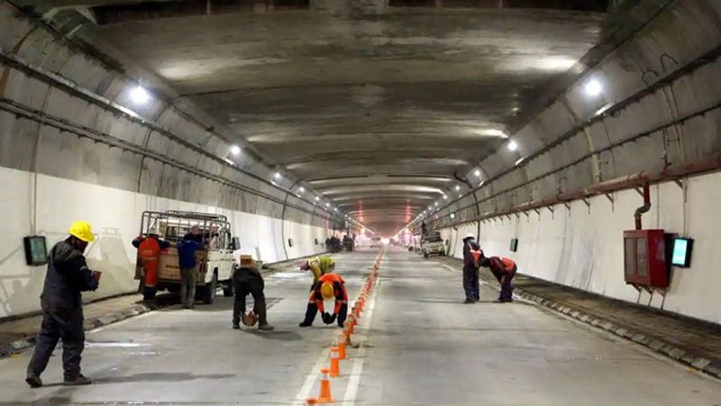 Interesting facts on newly inaugurated Atal tunnel in photos alb