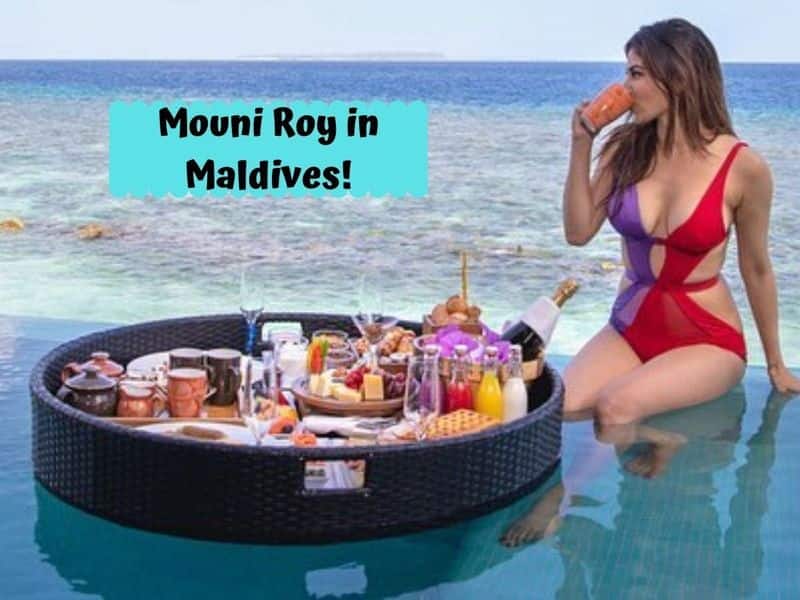 mouni roy in maldives bikini looks viral  arj