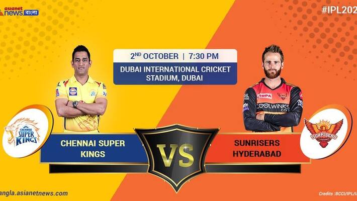 Live Sorecard of match between Chennai Super Kings vs Sunrisers Hyderabad in IPL 2020 Live Sorecard of match between Chennai Super Kings vs Sunrisers Hyderabad in IPL 2020