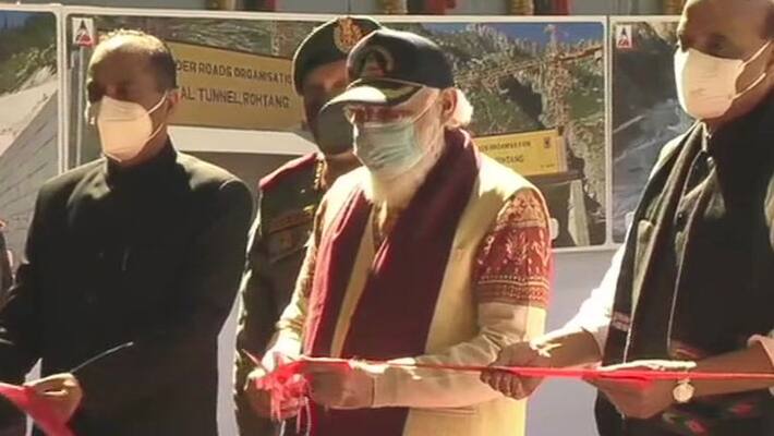 PM Modi Inagurates Atal Tunnel Live Updates PM Modi Inagurates Atal Tunnel Live Updates