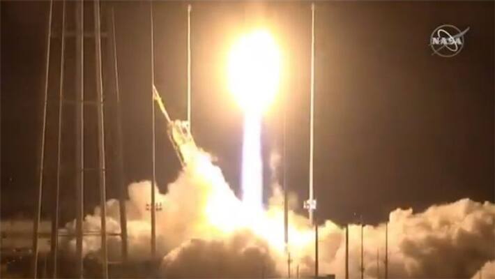 A cargo spacecraft named NASA's Kalpana Chawla flew, capable of carrying essential goods into space A cargo spacecraft named NASA's Kalpana Chawla flew, capable of carrying essential goods into space