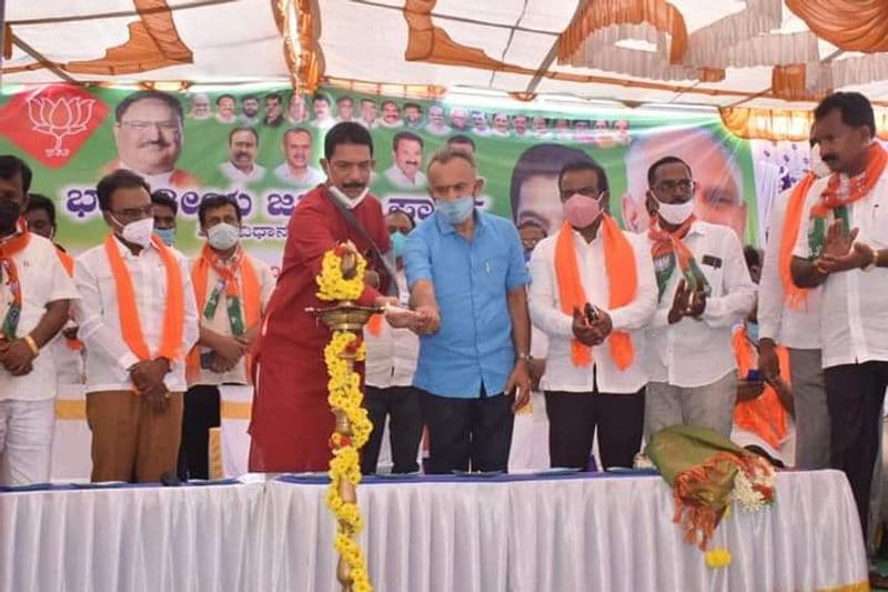 BJP State President Nalin Kumar Kateel Campaign in Sira