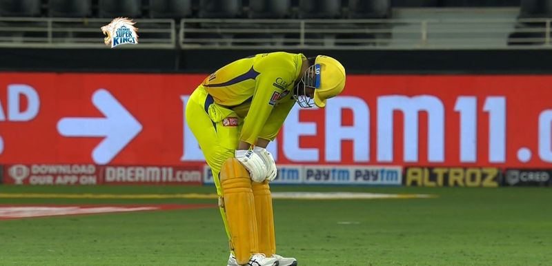 csk captain dhoni says he would have timing the ball instead of tried to hit hard against srh in ipl 2020