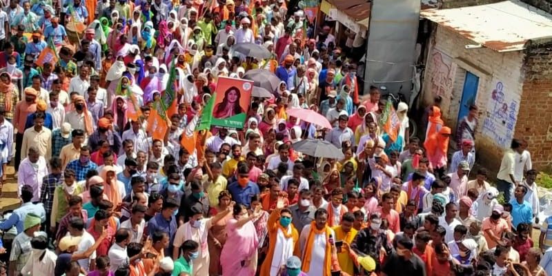 BJP brings out rally in support of farmers law in Purulia BTG