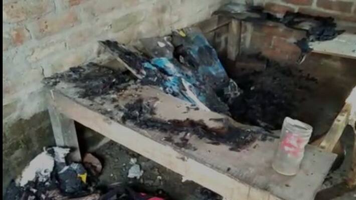 Elderly man burned to death in his room at Baruipur BTG Elderly man burned to death in his room at Baruipur BTG