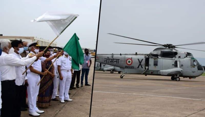 Visakhapatnam Indian Navy takes part in aerial seeding
