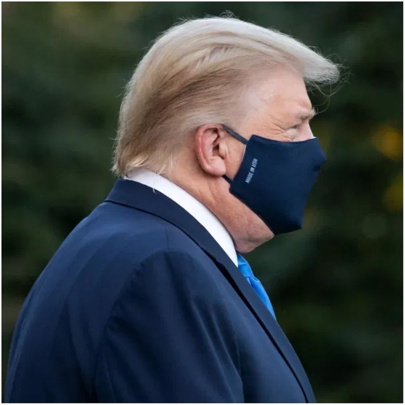 us election 2020 coronavirus infected donald trump is campaign form the hospital bsm