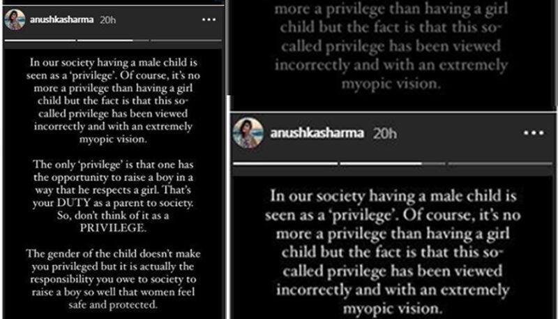 anushka sharma note about so called privileged