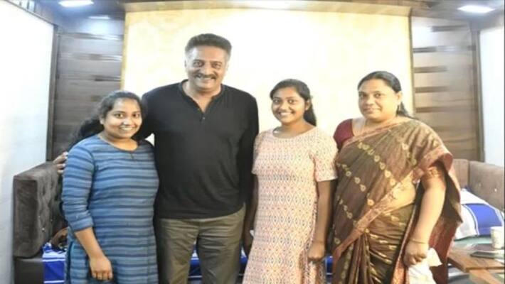prakash raj who came forward to economic support to a poor talented student for education arj prakash raj who came forward to economic support to a poor talented student for education arj