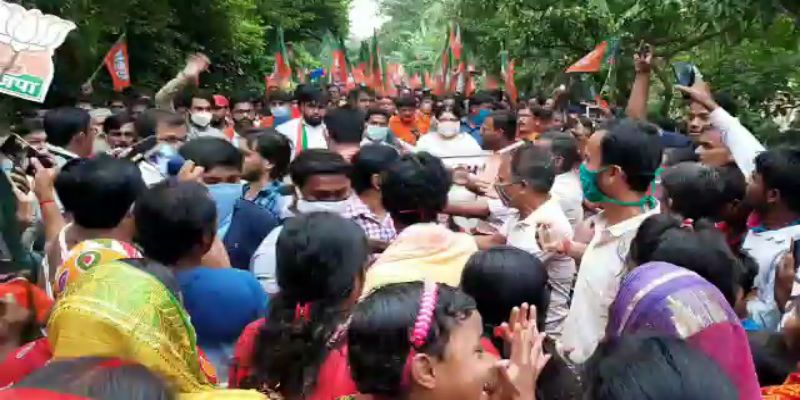 BJP leader Locket Chatterjee slams Mamata Benerjee on Hathras rape case at Burdwan ASB