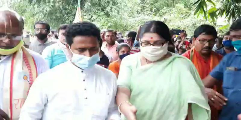BJP leader Locket Chatterjee slams Mamata Benerjee on Hathras rape case at Burdwan ASB