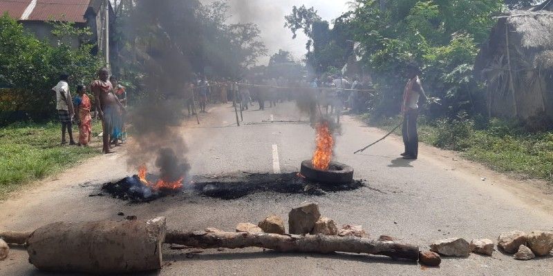 Locals stage protest over an accident in Suri BTG