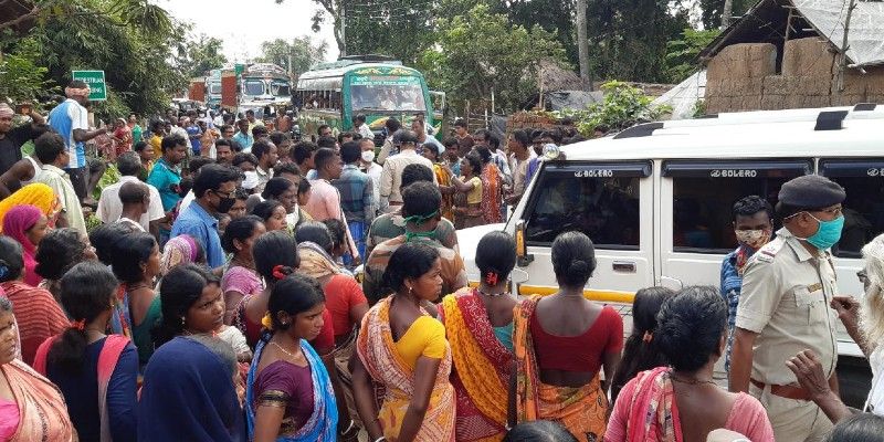 Locals stage protest over an accident in Suri BTG