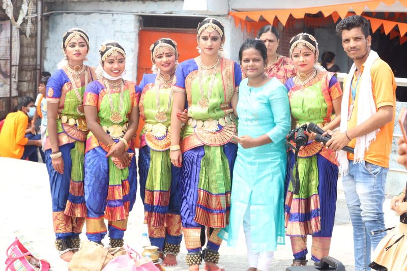 Bharatanatyam for Eliminate Coronavirus in Anjandri Hill in Koppal Districtgrg