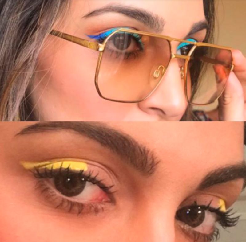 celebrities made a statement in colorful eye shadow dpl