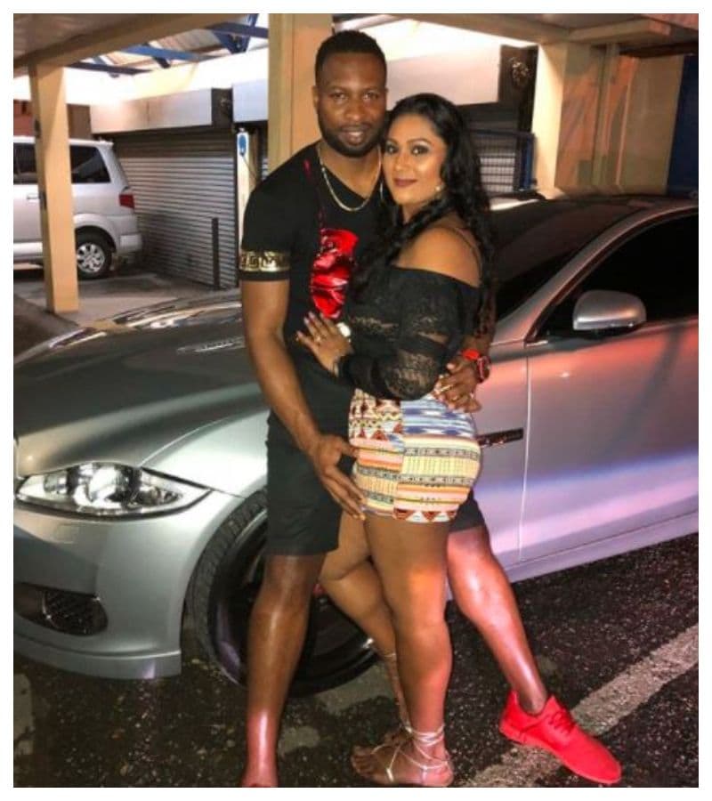 IPL 2021, Rohit Sharma-s team Mumbai Indians star Kieron Pollard and his wife Jenna Ali hot images spb