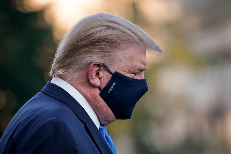 after Donald trump infected black claws of coronavirus in white house bsm