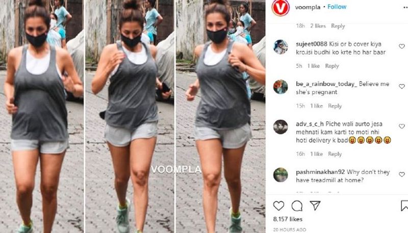 Malaika Arora looks pregnant in her work out get up ADB