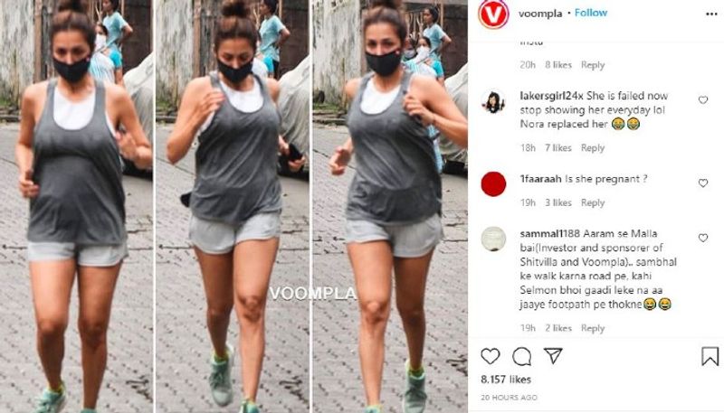 Malaika Arora looks pregnant in her work out get up ADB