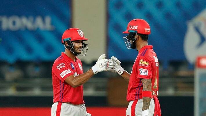 IPL 2020 KXIP vs KKR KL Rahul and Mayank Agarwal gave good start for Punjab IPL 2020 KXIP vs KKR KL Rahul and Mayank Agarwal gave good start for Punjab