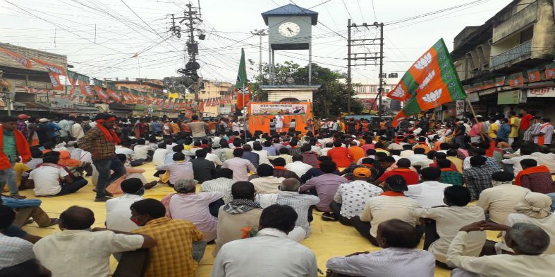 Bjp rally to support Farm Law at Purulia ASB