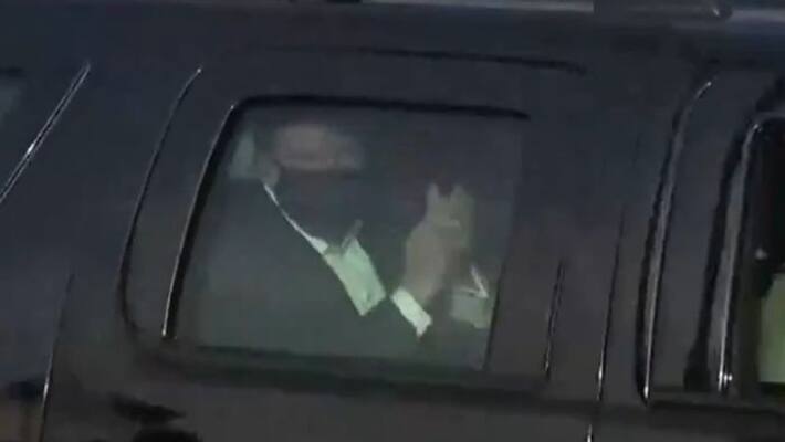 Trump makes surprise visit to supporters outside Walter Reed - bsb Trump makes surprise visit to supporters outside Walter Reed - bsb