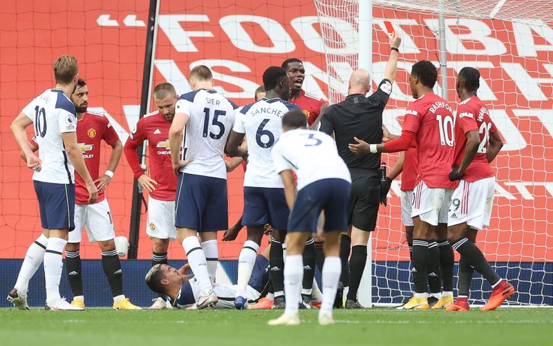 United's earliest send-off: Martial's red-card in the 28th minute was the earliest a player from the club had been sent off in the competition at Old Trafford. It is also their 16th similar red-card in the tournament to date.