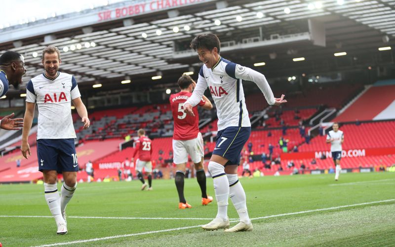 Tottenham dominate at Old Trafford: Spurs are the only side to date have scored four goals within half-time at Old Trafford in the league. They previously did so in 1957, which they had won 4-3.