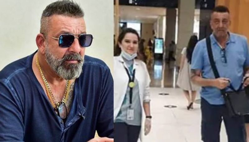 sanjay dutt latest photo during the treatment of lungs cancer