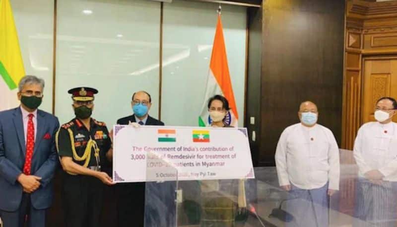 From India, with love and care: 3,000 vials of Remdesivir handed over to Myanmar