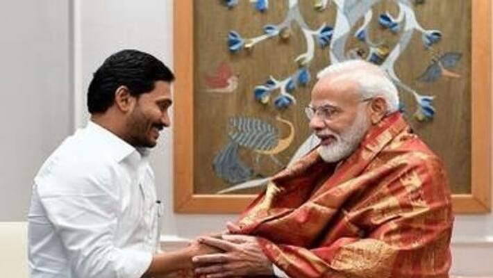 pm narendra modi and ap cm ys jagan meeting pm narendra modi and ap cm ys jagan meeting