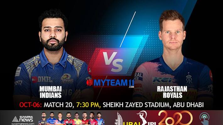 IPL2020 : MI VS RR Match Preview, Fantasy Picks And Predictions, Pitch report, Other Stats IPL2020 : MI VS RR Match Preview, Fantasy Picks And Predictions, Pitch report, Other Stats