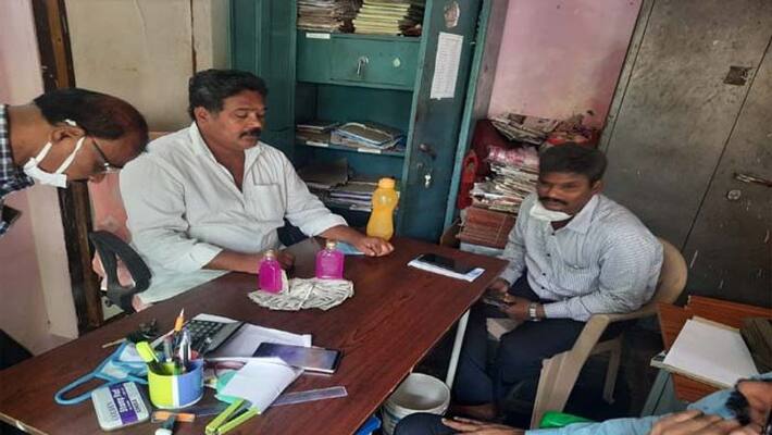ACB Raids on nandigama ramalingeshwara temple ACB Raids on nandigama ramalingeshwara temple