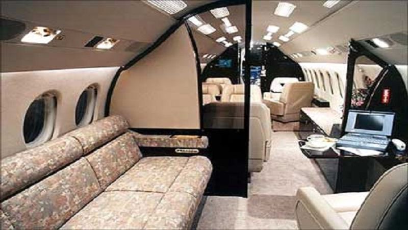 Inside View Of Mukesh Ambani Private Boeing Business Jet pod