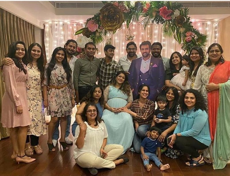 Meghana raj wishes dhruva sarja on his birthday dpl