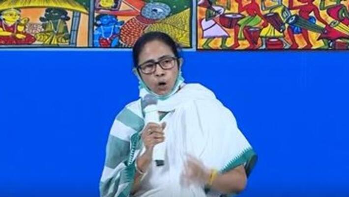 A flex with photo of Mamata Banerjee destroyed in Jhalda at Purulia BTG A flex with photo of Mamata Banerjee destroyed in Jhalda at Purulia BTG
