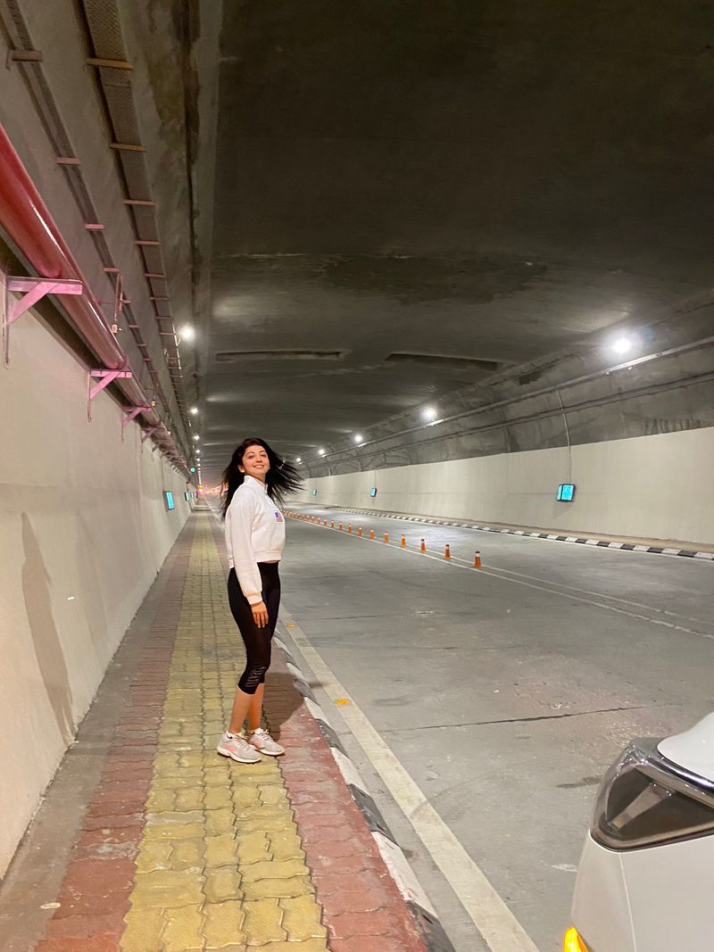 actress Pranita subhash travelled through historical AtalTunnel dpl