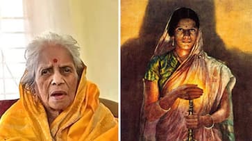 Woman holding lamp in Mysurus celebrated painting Glow of Hope passes away 1t 102